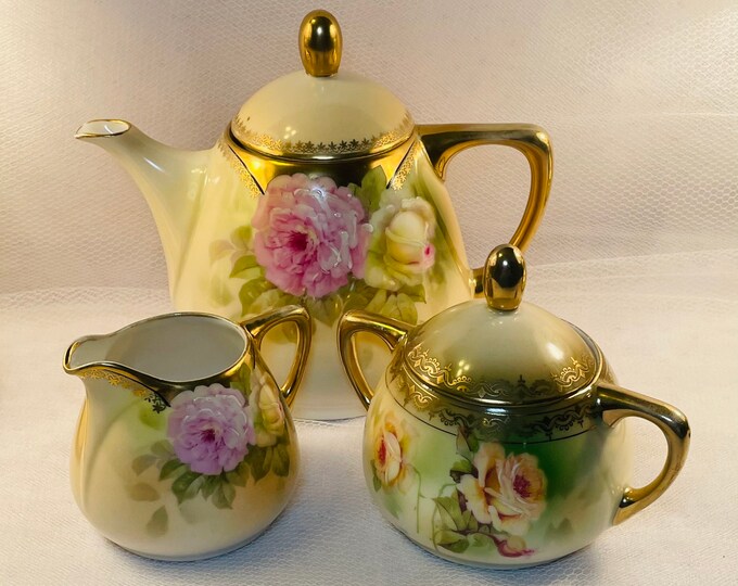 Royal Rudolstadt Porcelain Tea Set Prussia Etsy