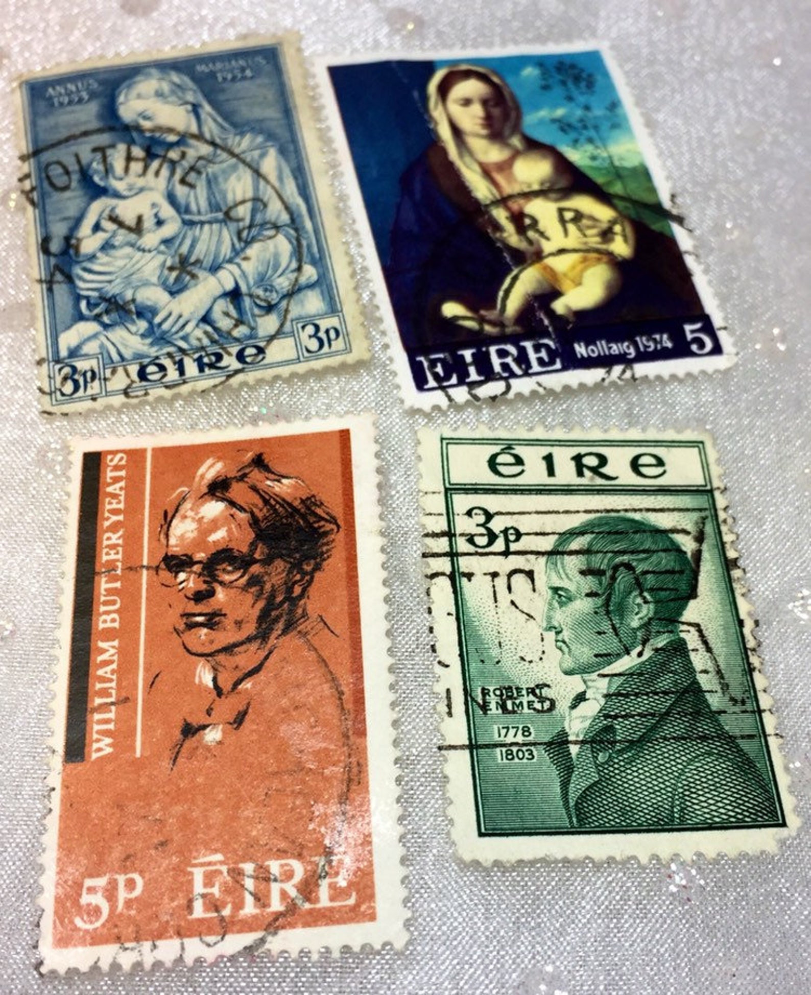 Ireland Vintage Postage Stamps Irish Rare Stamps Etsy