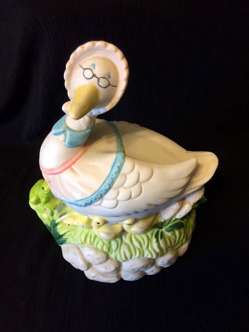 Goose ceramic figurine Mother Goose decor Etsy
