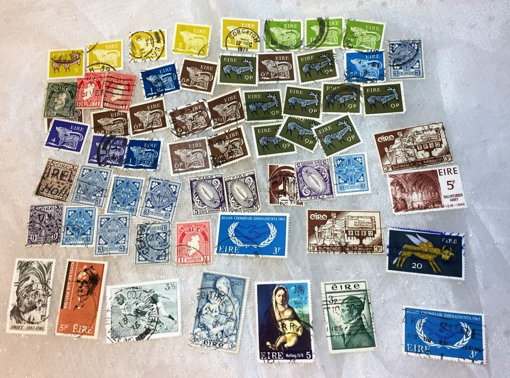 Ireland vintage postage stamps Irish Rare stamps Etsy