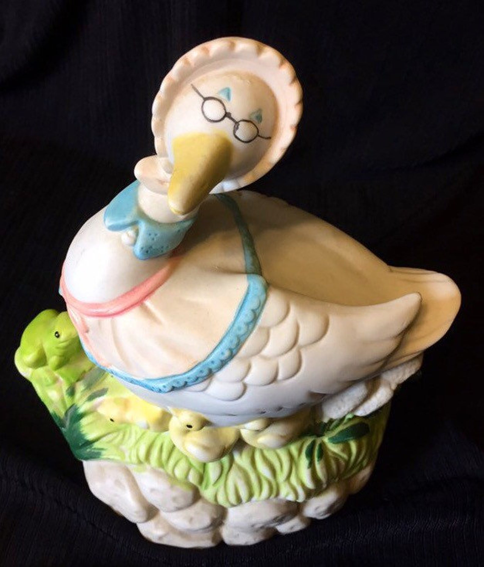 Goose ceramic figurine Mother Goose decor Etsy