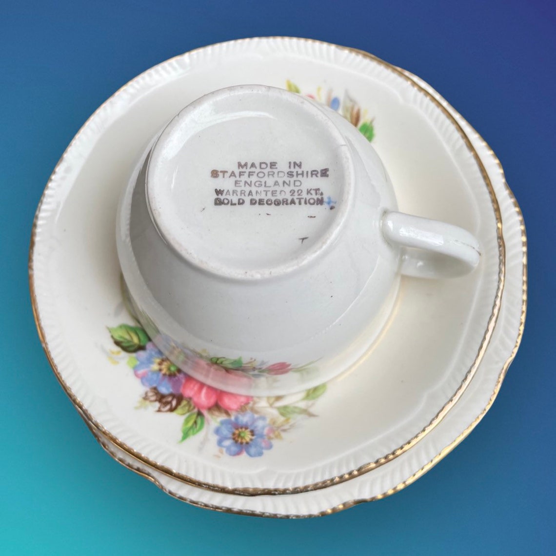 Royal Swan Staffordshire china vintage Etsy