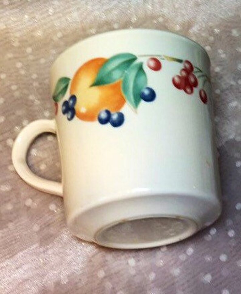 Corelle Abundance Mugs Vintage Corning Ware Tea Cups Coffee Etsy