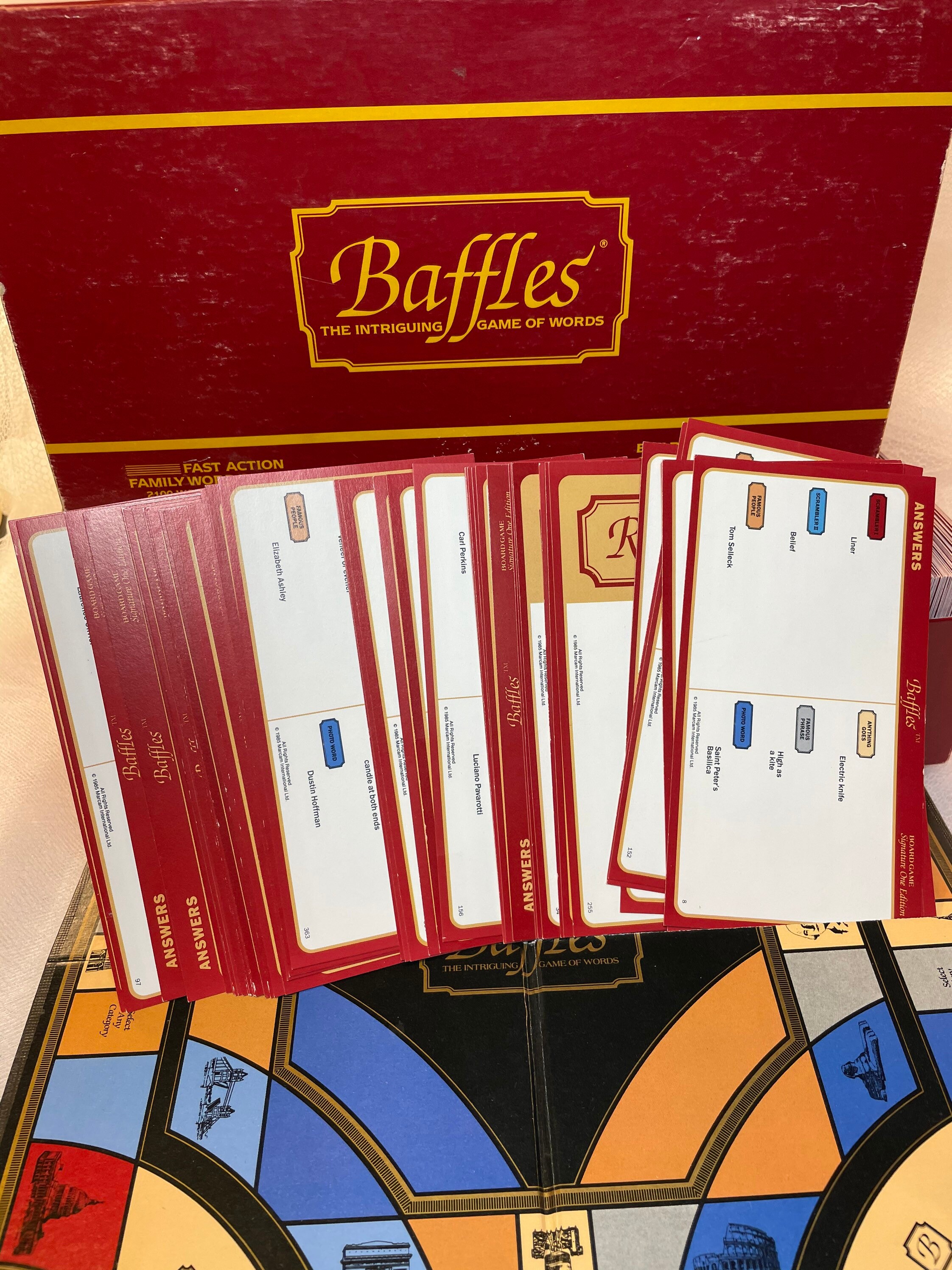 Baffles board game Signature one edition Chieftain Etsy