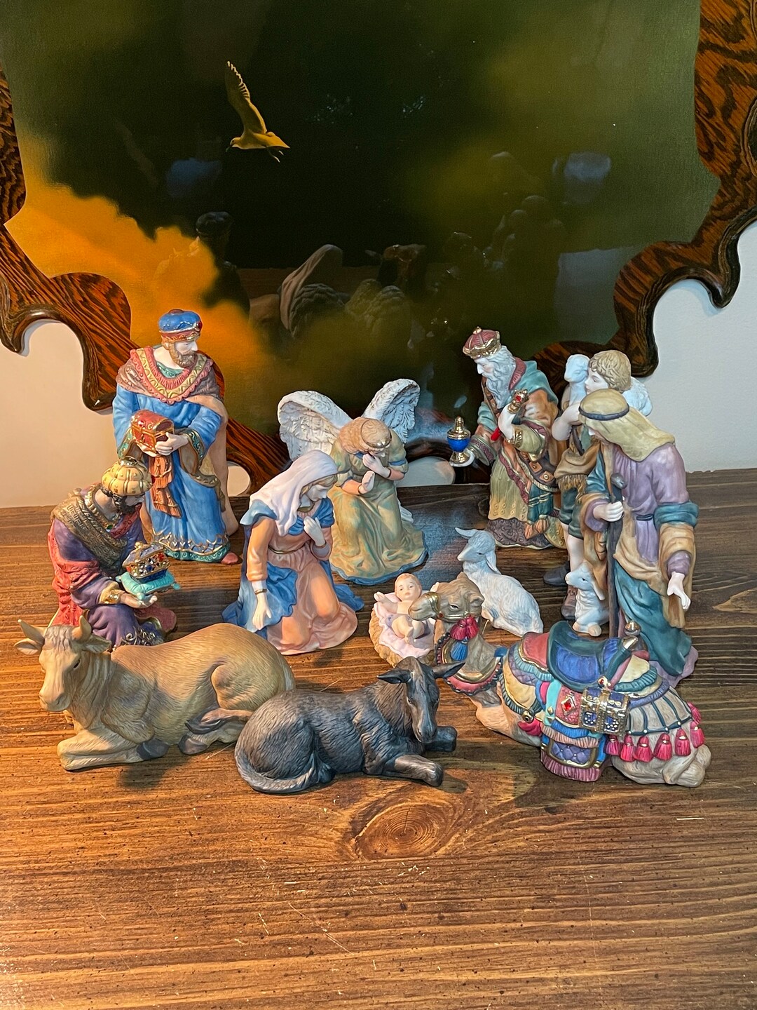 Kirkland Signature Porcelain Nativity Set Vintage Etsy