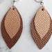 see more listings in the Leather earrings section