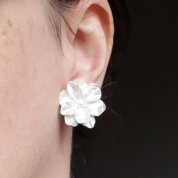 Clips D'oreilles Vintage En Nacre – Fermoir Clip, élégants Et Rétro