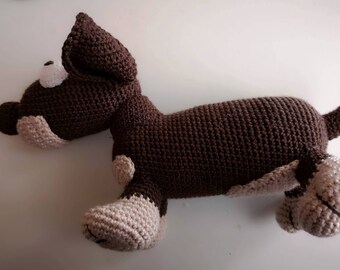 Crochet dachshund Dog,  Baby toy, Small Dog toy, Crochet dog, Crochet dachshund, Amigurumi Crochet, Handmade Baby Gift, dachshund Amigurumi