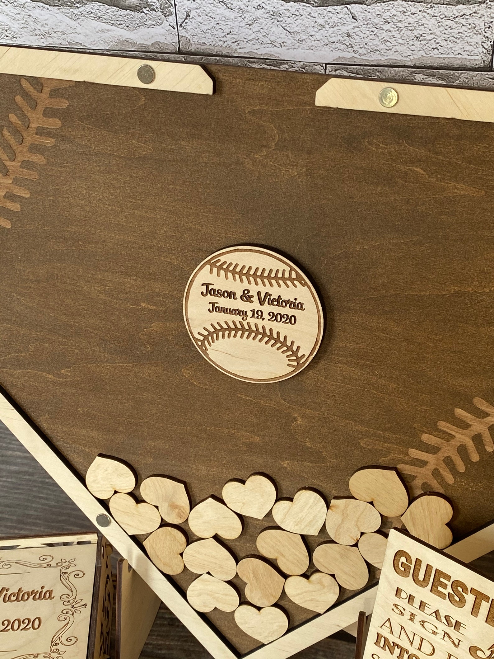 Baseball wedding Baseball birthday guest book Baseball Etsy