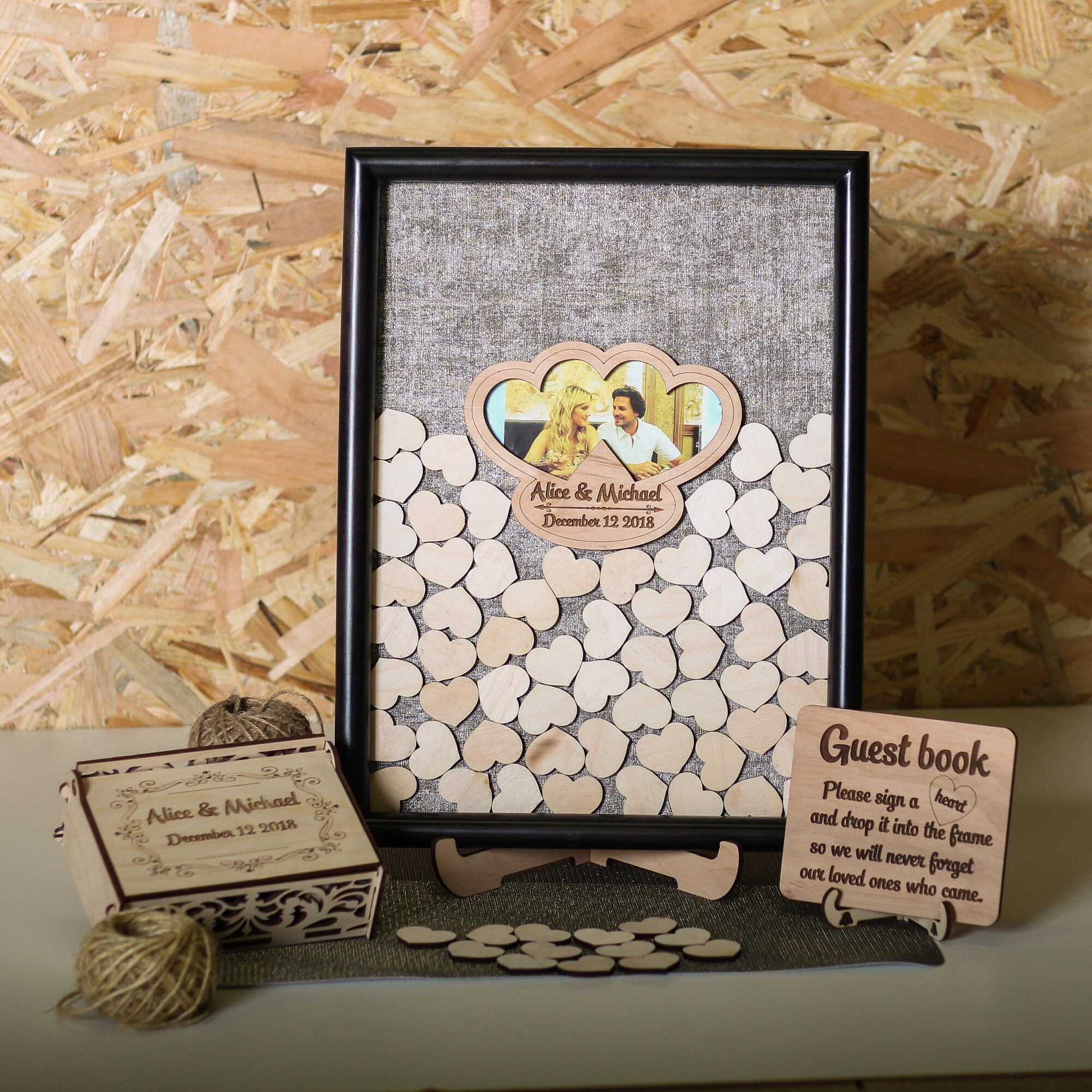 Polaroid wedding guest book photo wedding guestbook Etsy