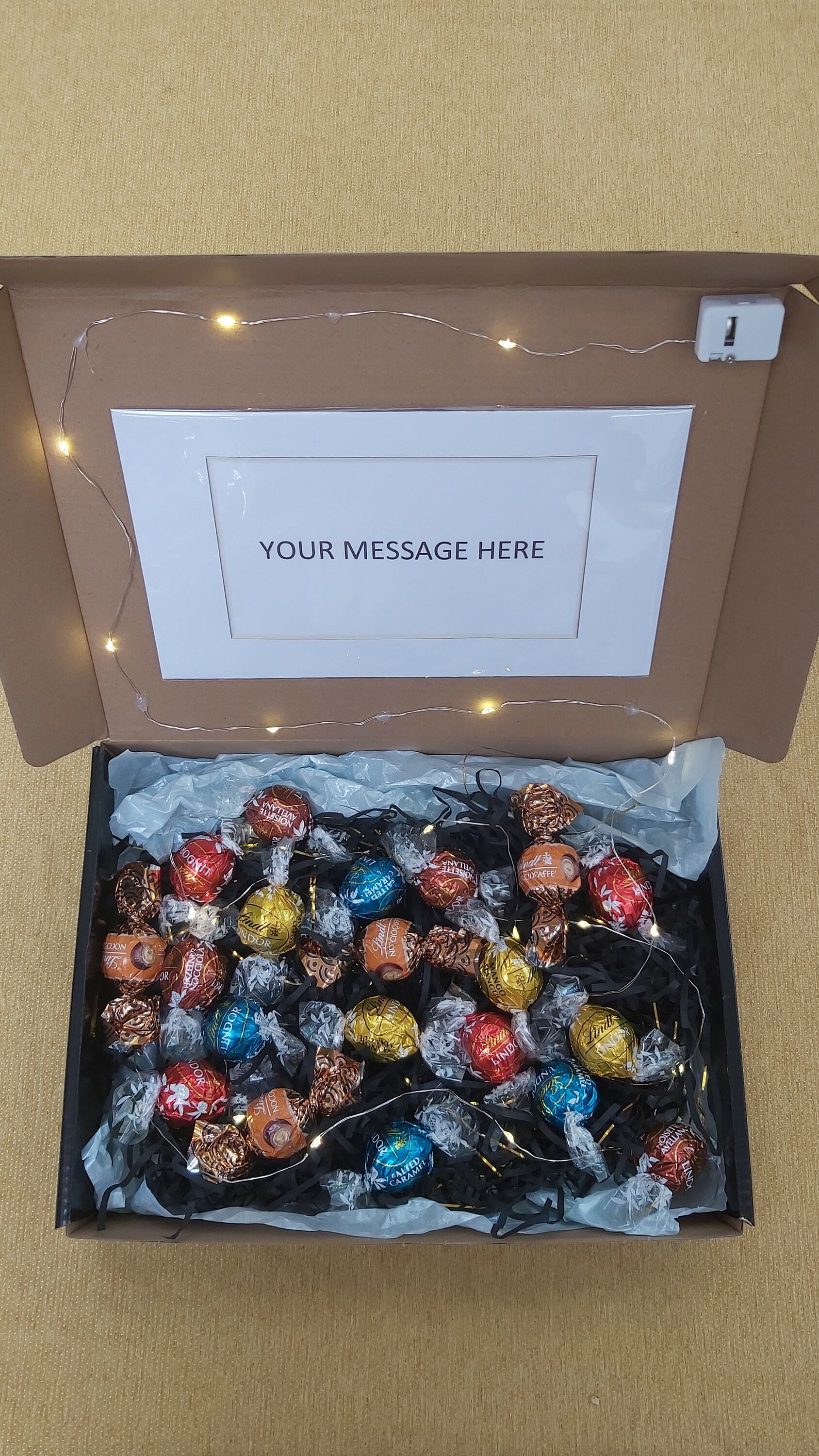 Handmade Lindt Chocolate Truffles 30 Pieces Gift Box With Etsy UK