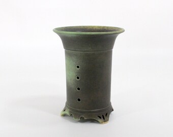 RESERVED******* Orchid pot, Cymbidium pot, handcrafted ceramic, L