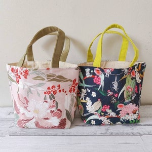 Floral/May Gibbs Kids Mini Tote Bag, Kids Mini Tote, Children&#39;s Mini Bag, 100% Cotton