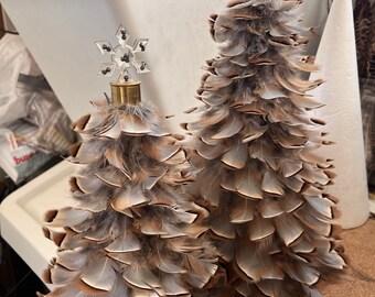 Flared pheasant Christmas  tree large