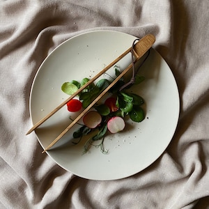 Wooden Tongs, Oak Wood Tongs, Wooden Kitchen Tongs, Cooking Tongs