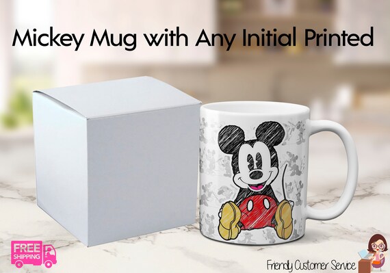 Disney Coffee Cup Ceramic Mug Drinkware Mickey Mouse Cute Cartoon