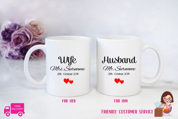 personalised mugs for husband