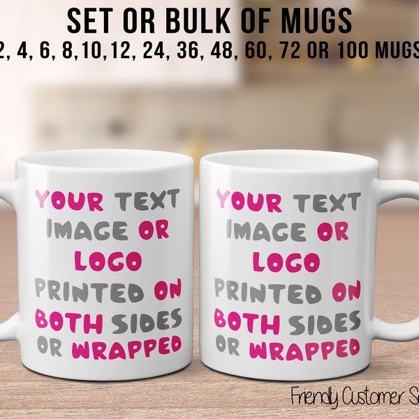 Custom Mugs Bulk Etsy UK