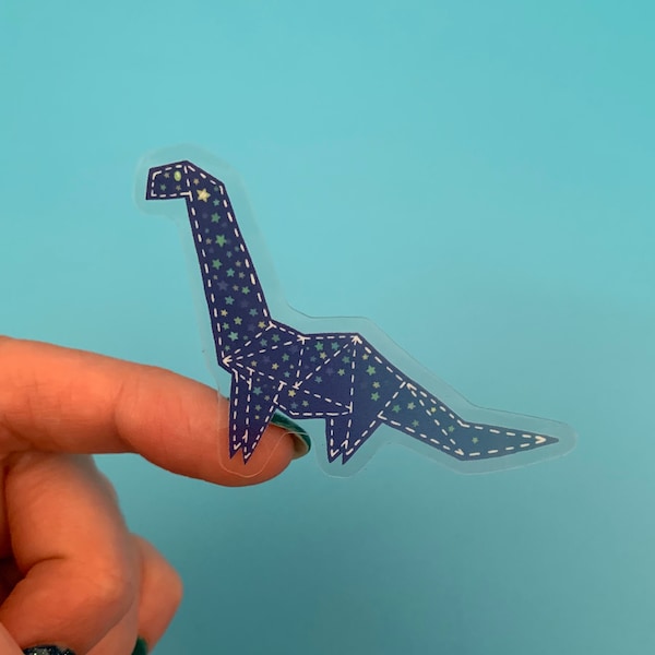 Origami Dinosaur Constellation Stickers in collaboration with tinkercharmsuk