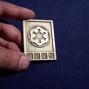 Sabacc Chip / Imperial Credit Coin - metal-resin-blend - SOLO - The Mandalorian - Star Wars Inspired Credits