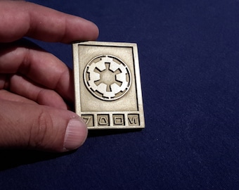 Sabacc Chip / Imperial Credit Coin - metal-resin-blend - SOLO - The Mandalorian - Star Wars Inspired Credits