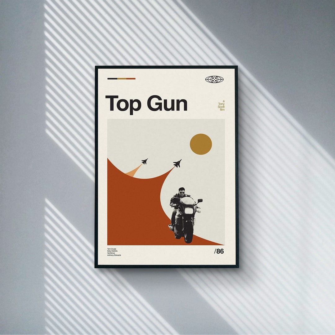 TopGun 1986 Poster Movies Unframed Wall art Maxi, A1, A2, A3, A4 & A5 #199 | UK