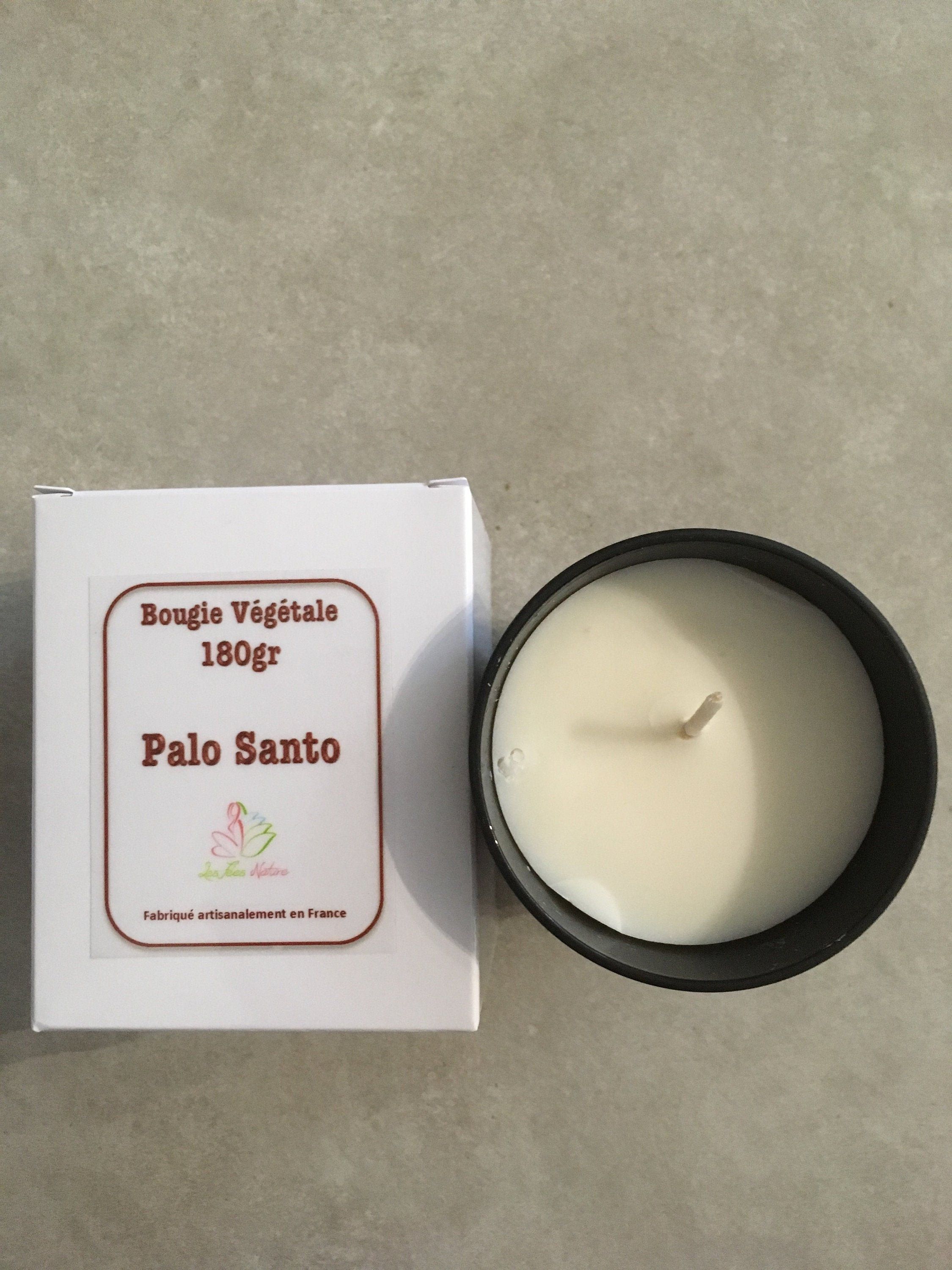 Bougie Artisanale Végétale Au Palo Santo