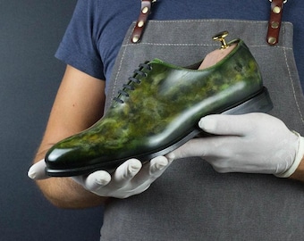 Zapatos Sylvan Cezanne Patina Wholecut Goodyear welt para hombre, edición limitada