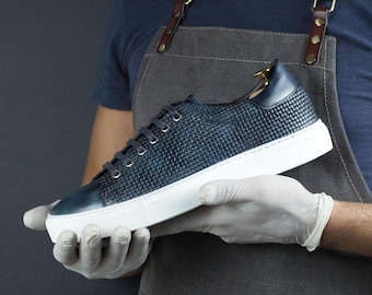 Zapatillas deportivas Patina Trainer para hombre Ocean Museum Edición limitada