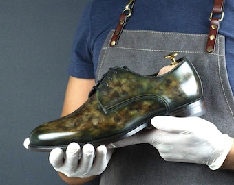 Zapatos Derby Robin Cezanne Patina Goodyear para hombre, edición limitada