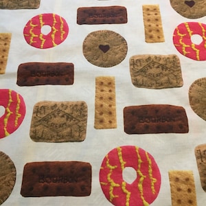 Biscuits Tea Towel - jammy dodger - custard creams - bourbon - party ring - shortbread - biscuit lover