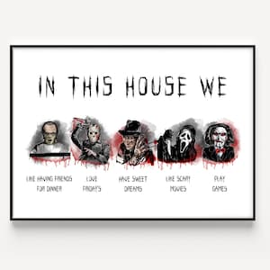 Horror Movie Character Print – 'In This House'
