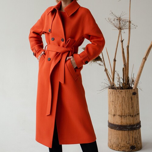 orange fall coat