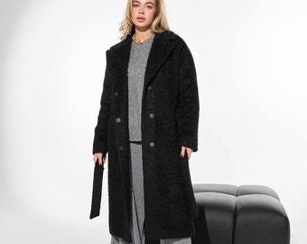 liter carol alpaca wool coat　LITER Alpaca-Wool Stand Collar Coat