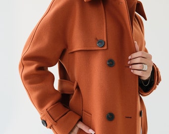 louren ローレン/Oversize wool trench coat 00000001_zi_a27665bb-6654-4a5f