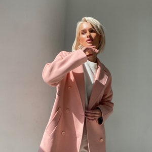 Wool Hip Length Coat Etsy Canada