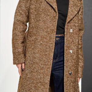 Blouson Jacket - Lt Brown Alpaca Wool