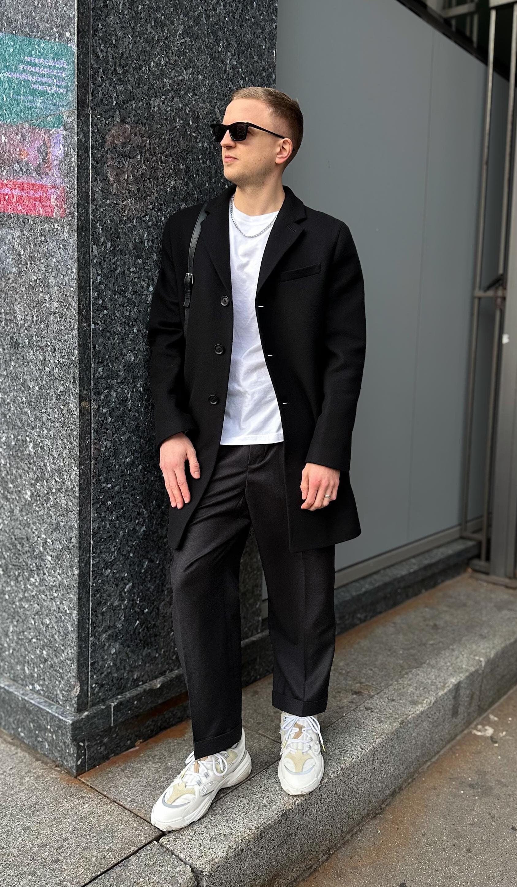 Mens Heavy Wool Coat UK