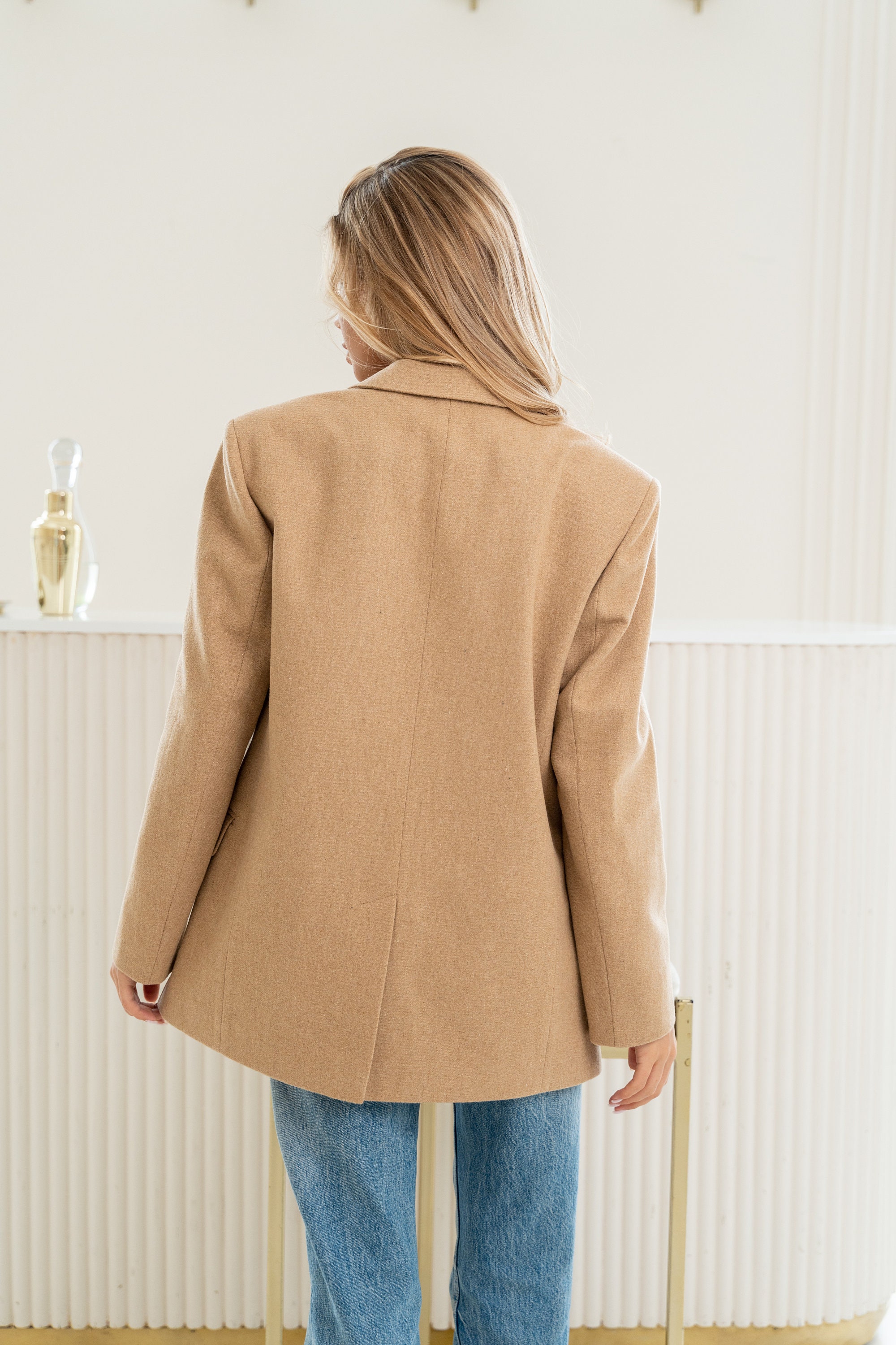 ジャケット・アウター SUNSEA Caramel Check Coat 19A33 8056255676608---