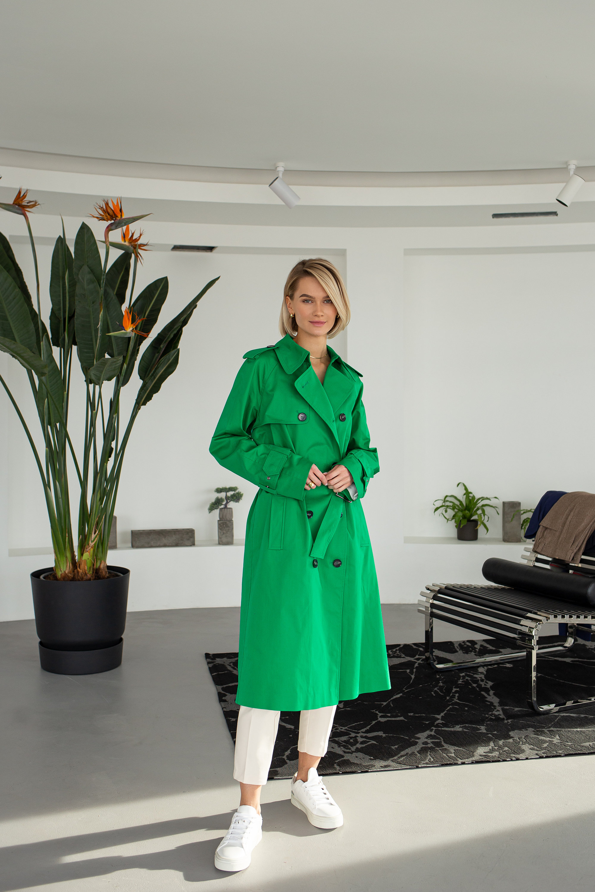 Womens kelly top green coat