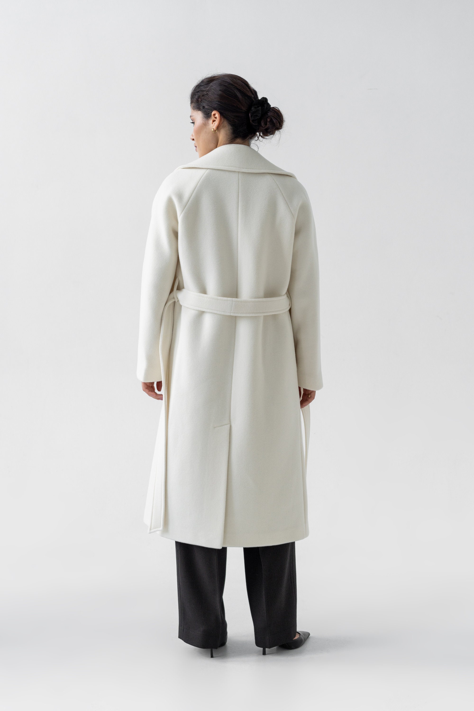 Long Ivory Wool Coat, Off-white Wrap Overcoat, Lined Fall Winter Coat, Double-breasted Coat With Belt, Cream Evening Coat /jaklin - Etsy Long Ivory Wool Coat, Off-white Wrap Overcoat, Lined Fall Winter Coat, Double-breasted Coat With Belt, Cream Evening Coat /jaklin - Etsy
