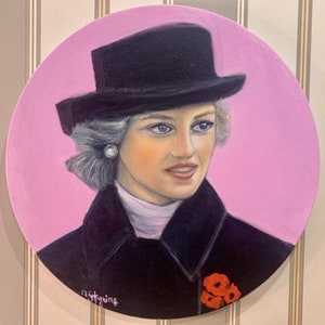Limited Edition Princess Diana Portrait 513 of 2000 Produced