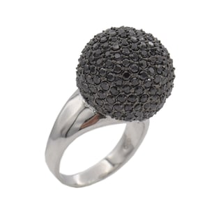 ball ring, 925 silver stone ring, women&#39;s ring