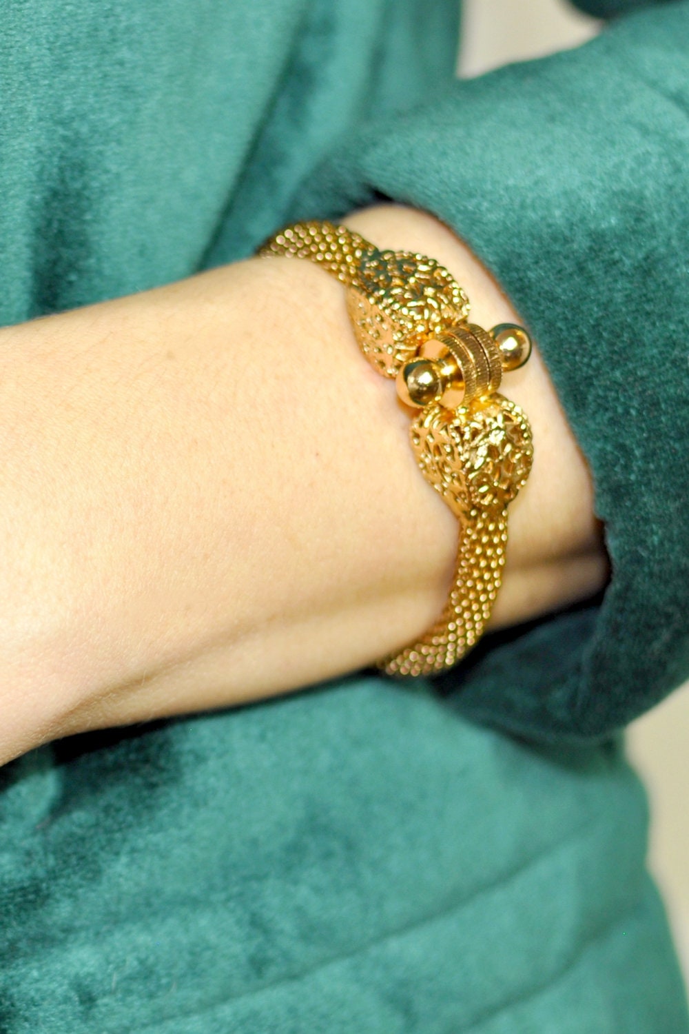 14k gold bracelet Cartier bracelet Style 14 k gold bracelet Etsy