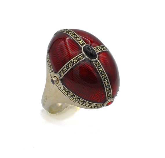 VINTAGE POISON RING sterling silver poison ring, s