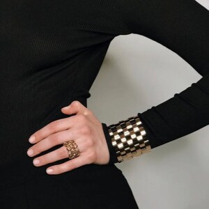 Gold cuff Emily in paris outfits