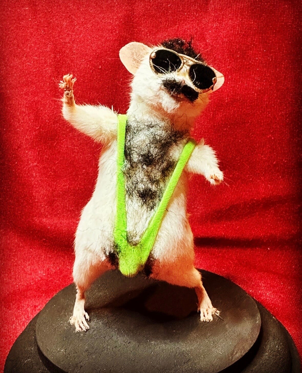 貴重！ Fenton Boutonniere Buddy マウス型置物 Fenton Glass Mouse - Etsy