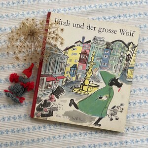Livre pour enfants des années 60 Bitzli und der grosse Wolf SPIEGEL Verlag Suisse
