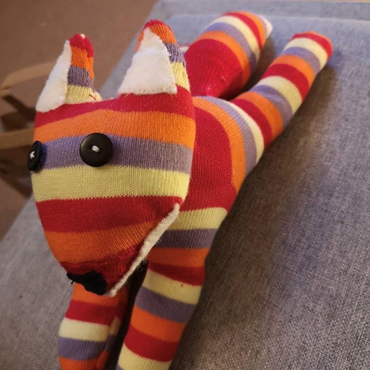 Sock Fox Craft Kit Sock Creatures Sewing kit Craft kit Etsy