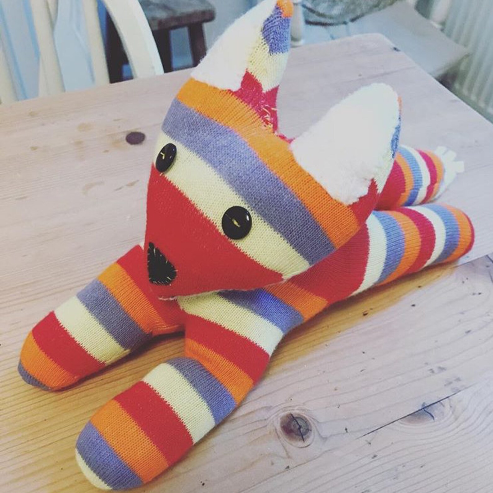 Sock Fox Craft Kit Sock Creatures Sewing kit Craft kit Etsy